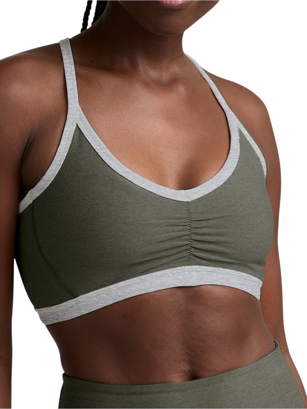 Beyond Yoga Spacedye™ Outlines Strappy Bra